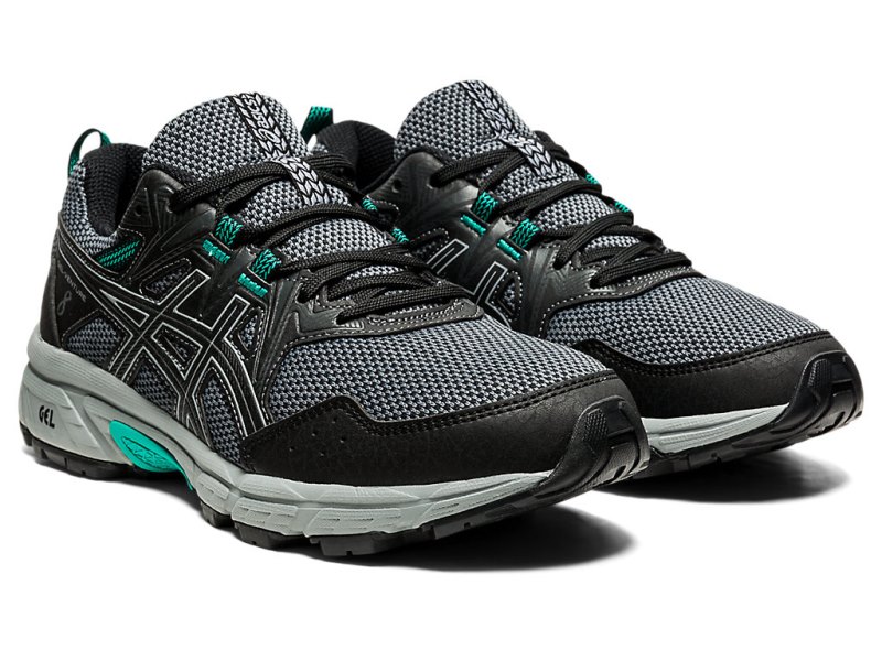 Tenis Para Trail Running Asics Gel-ventuRE 8 (D) Mujer Negros Grises | MX4635-855