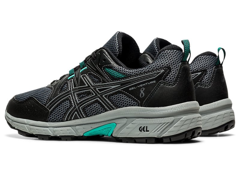 Tenis Para Trail Running Asics Gel-ventuRE 8 (D) Mujer Negros Grises | MX4635-855