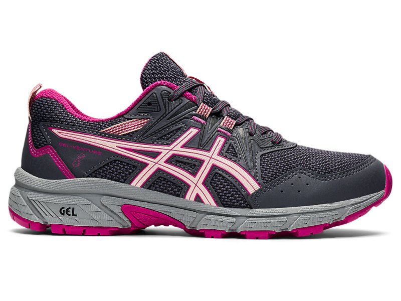 Tenis Para Trail Running Asics Gel-ventuRE 8 Mujer Grises Turquesa | MX4911-696