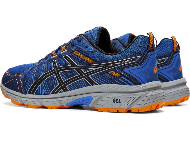 Tenis Para Trail Running Asics Gel-ventuRE 7 Hombre Azules Grises | MX4984-725