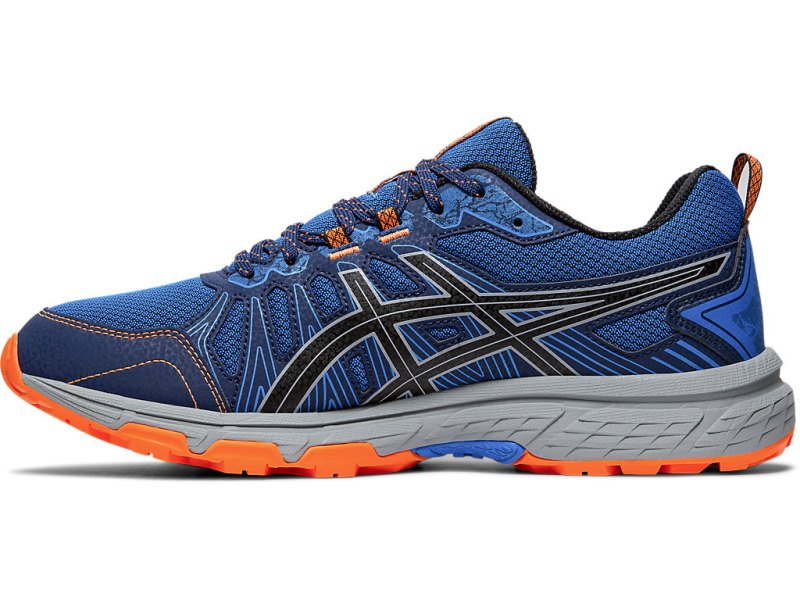 Tenis Para Trail Running Asics Gel-ventuRE 7 Hombre Azules Grises | MX4984-725