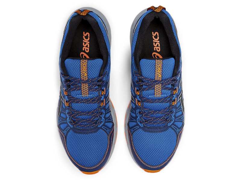 Tenis Para Trail Running Asics Gel-ventuRE 7 Hombre Azules Grises | MX4984-725