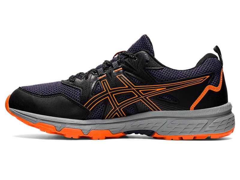 Tenis Para Trail Running Asics Gel-ventuRE 8 Hombre Negros Naranjas | MX5173-139