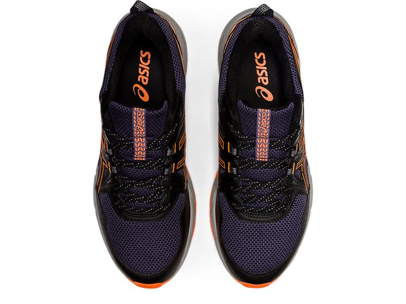 Tenis Para Trail Running Asics Gel-ventuRE 8 Hombre Negros Naranjas | MX5173-139