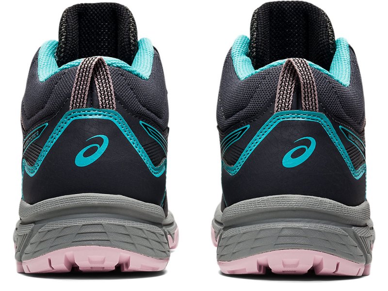 Tenis Para Trail Running Asics Gel-ventuRE 8 MT Mujer Grises Oscuro Verde Menta | MX5180-418