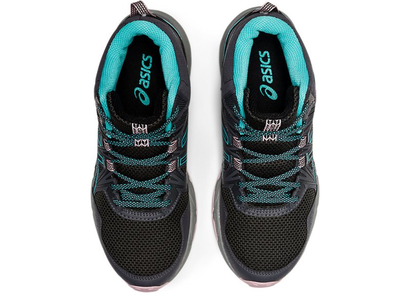 Tenis Para Trail Running Asics Gel-ventuRE 8 MT Mujer Grises Oscuro Verde Menta | MX5180-418