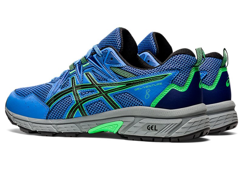 Tenis Para Trail Running Asics Gel-ventuRE 8 Hombre Azules Turquesa | MX5349-007