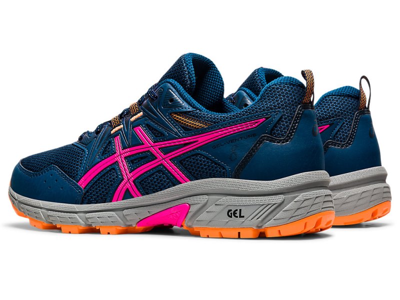 Tenis Para Trail Running Asics Gel-ventuRE 8 (D) Mujer Azules Rosas | MX5983-894