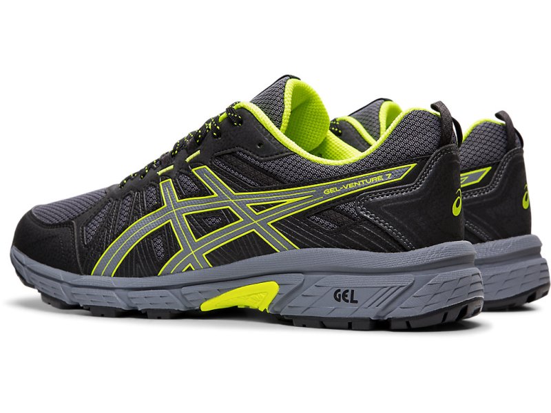 Tenis Para Trail Running Asics Gel-ventuRE 7 Hombre Grises Amarillos | MX6241-879