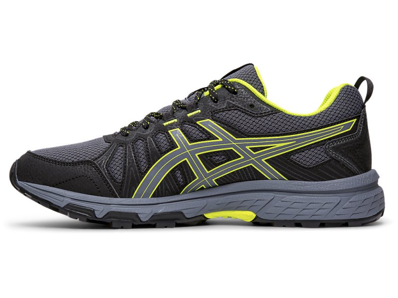 Tenis Para Trail Running Asics Gel-ventuRE 7 Hombre Grises Amarillos | MX6241-879