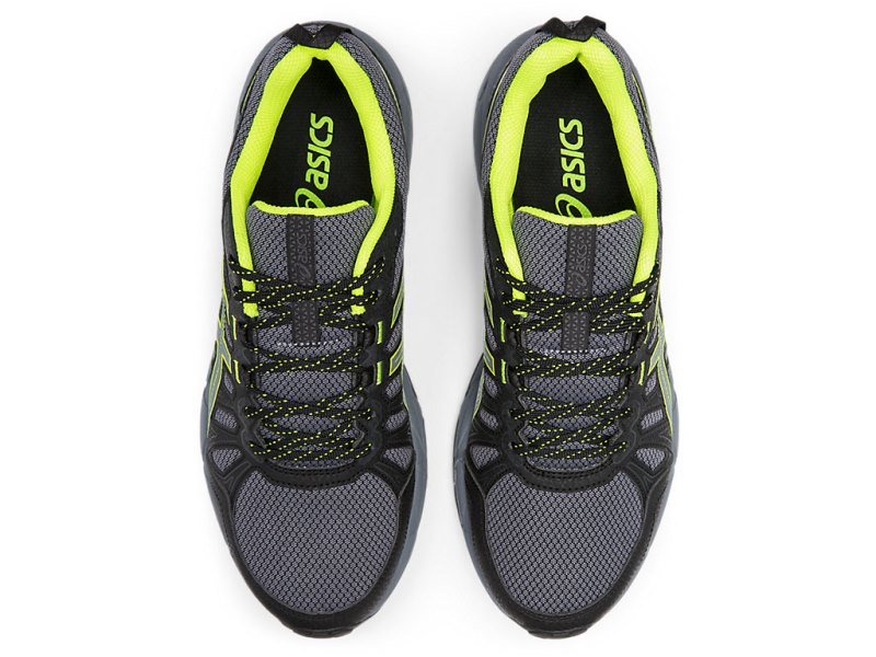 Tenis Para Trail Running Asics Gel-ventuRE 7 Hombre Grises Amarillos | MX6241-879