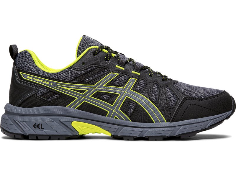 Tenis Para Trail Running Asics Gel-ventuRE 7 Hombre Grises Amarillos | MX6241-879