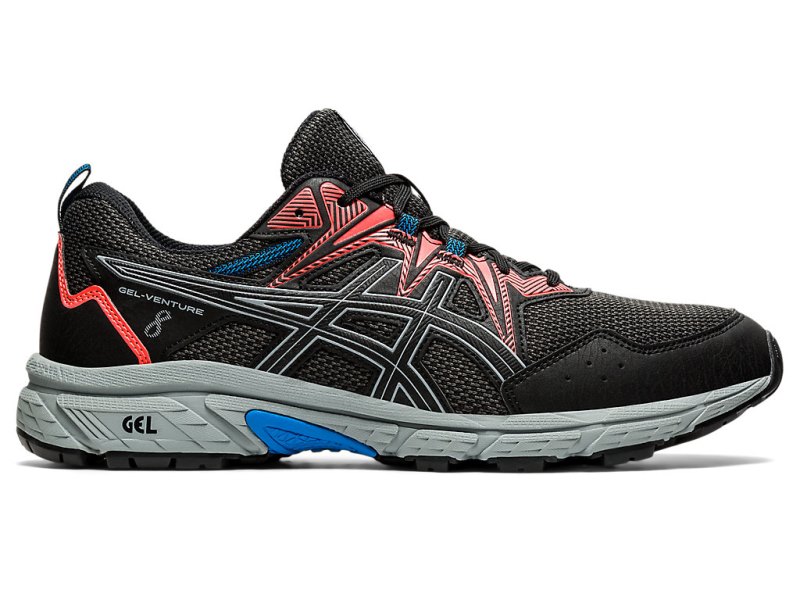 Tenis Para Trail Running Asics Gel-ventuRE 8 Hombre Grises Oscuro Grises | MX6428-170