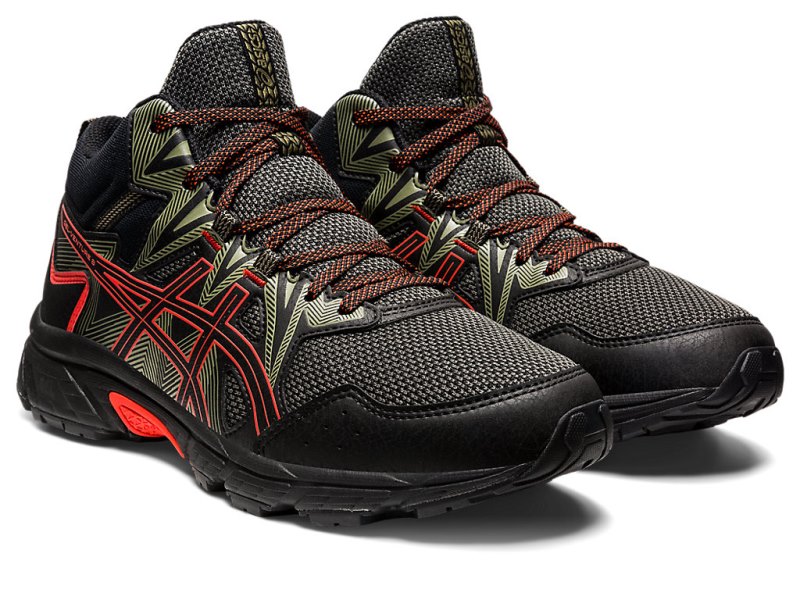 Tenis Para Trail Running Asics Gel-ventuRE 8 MT Hombre Negros Rosas | MX7214-656