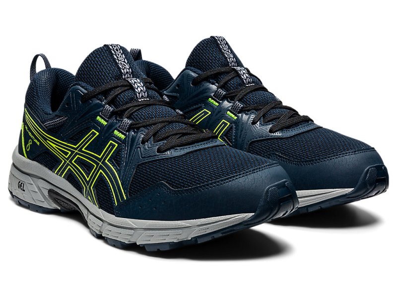 Tenis Para Trail Running Asics Gel-ventuRE 8 Hombre Azules Verdes | MX7269-579