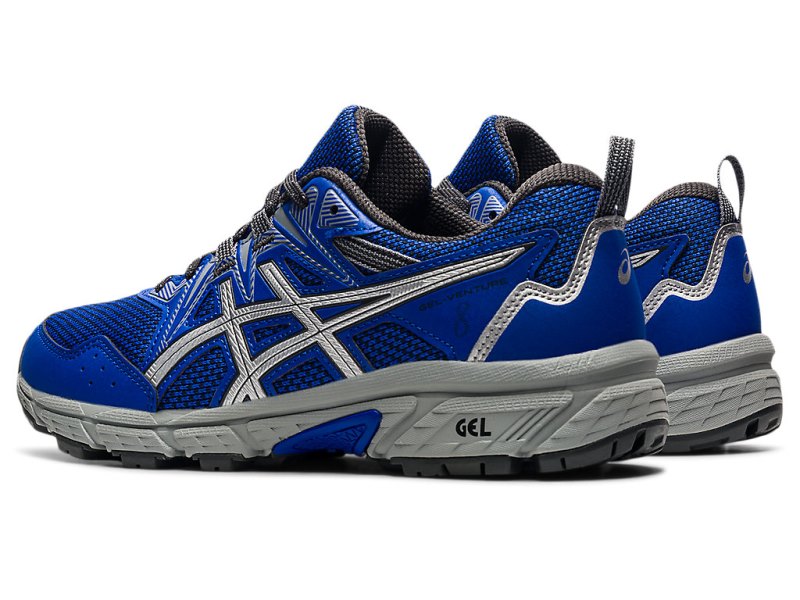 Tenis Para Trail Running Asics Gel-ventuRE 8 Mujer Azules Plateados | MX7792-493