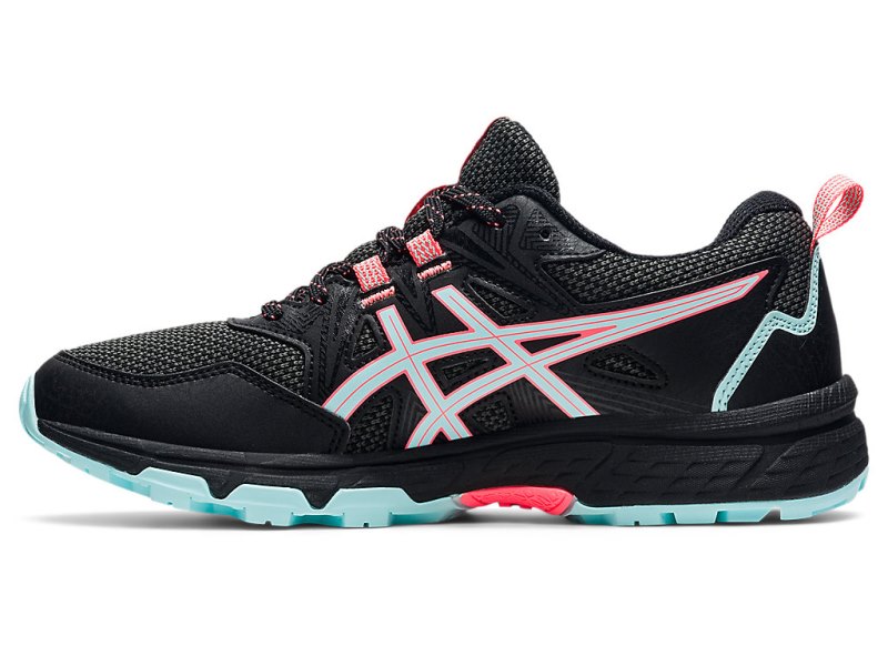 Tenis Para Trail Running Asics Gel-ventuRE 8 (D) Mujer Negros Azules | MX8082-400