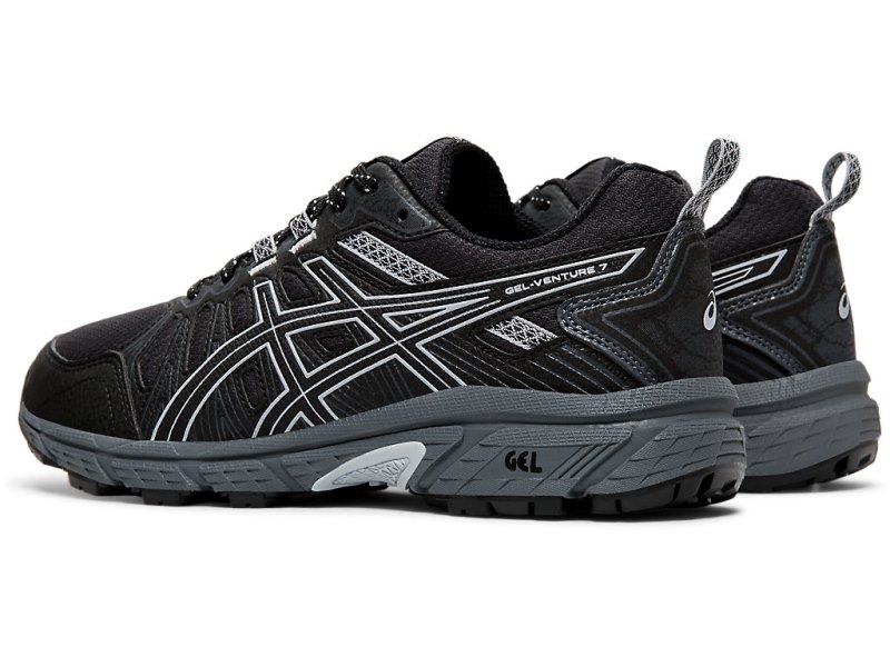 Tenis Para Trail Running Asics Gel-ventuRE 7 (D) Mujer Negros Grises | MX9378-657