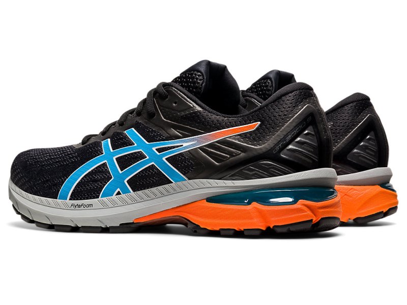 Tenis Para Trail Running Asics Gt-2000 9 Trail Hombre Negros Turquesa Claro | MX1776-129