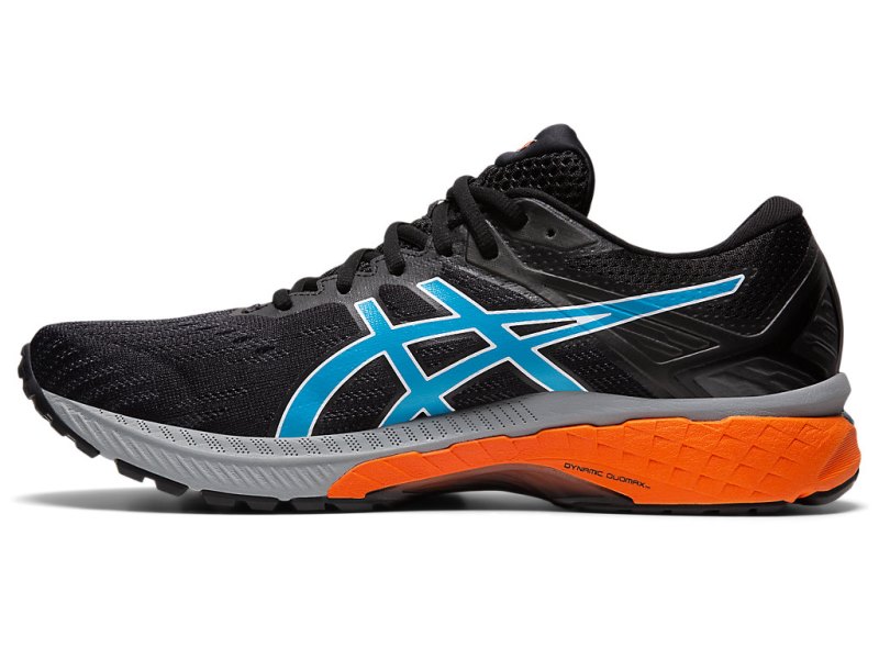 Tenis Para Trail Running Asics Gt-2000 9 Trail Hombre Negros Turquesa Claro | MX1776-129