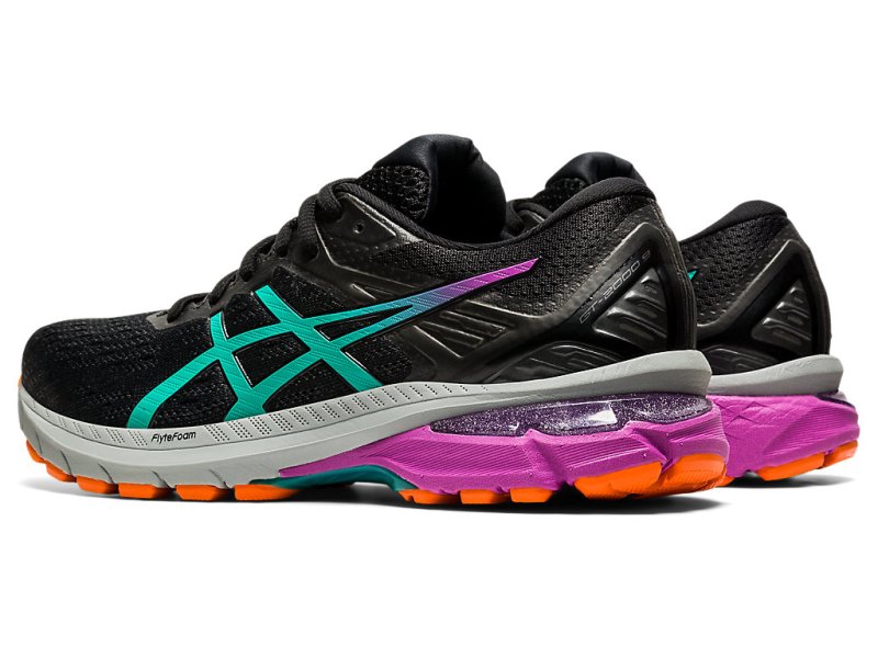 Tenis Para Trail Running Asics Gt-2000 9 Trail Mujer Negros Turquesa Oscuro | MX9395-643