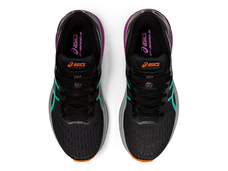 Tenis Para Trail Running Asics Gt-2000 9 Trail Mujer Negros Turquesa Oscuro | MX9395-643