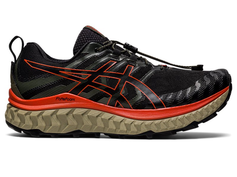 Tenis Para Trail Running Asics Trabuco Max Hombre Negros Rosas | MX5972-657