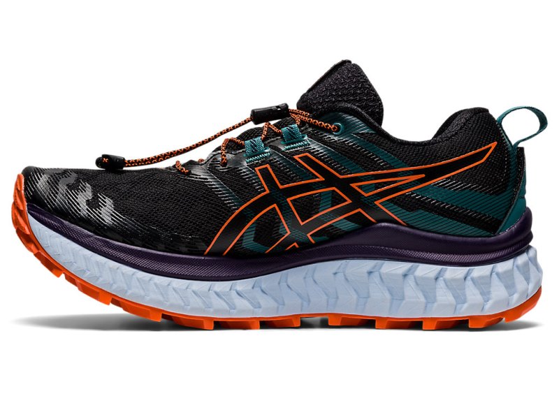 Tenis Para Trail Running Asics Trabuco Max Mujer Negros Naranjas | MX6994-182