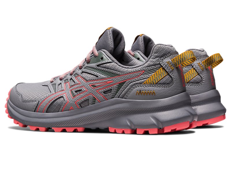 Tenis Para Trail Running Asics Trail Scout 2 Mujer Grises Coral | MX4573-866