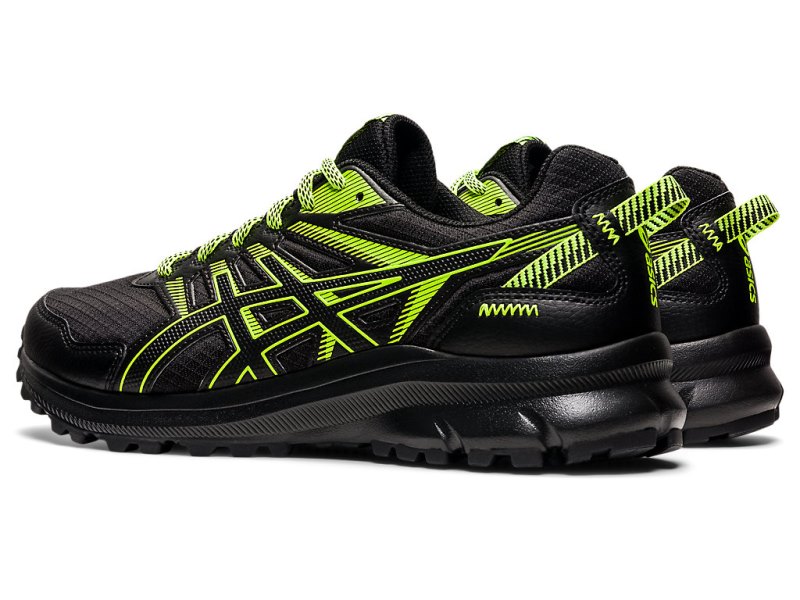 Tenis Para Trail Running Asics Trail Scout 2 Hombre Negros Verdes | MX5001-015