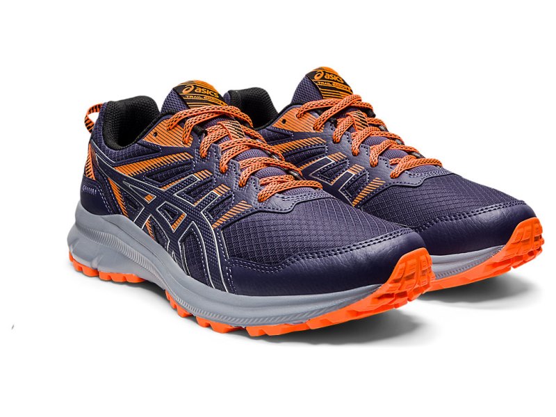 Tenis Para Trail Running Asics Trail Scout 2 Hombre Azules Plateados | MX6859-857