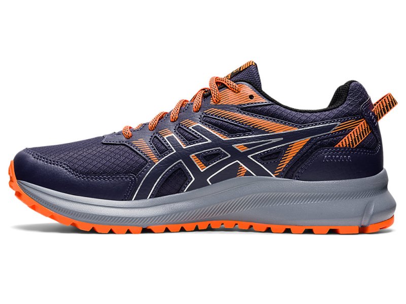 Tenis Para Trail Running Asics Trail Scout 2 Hombre Azules Plateados | MX6859-857