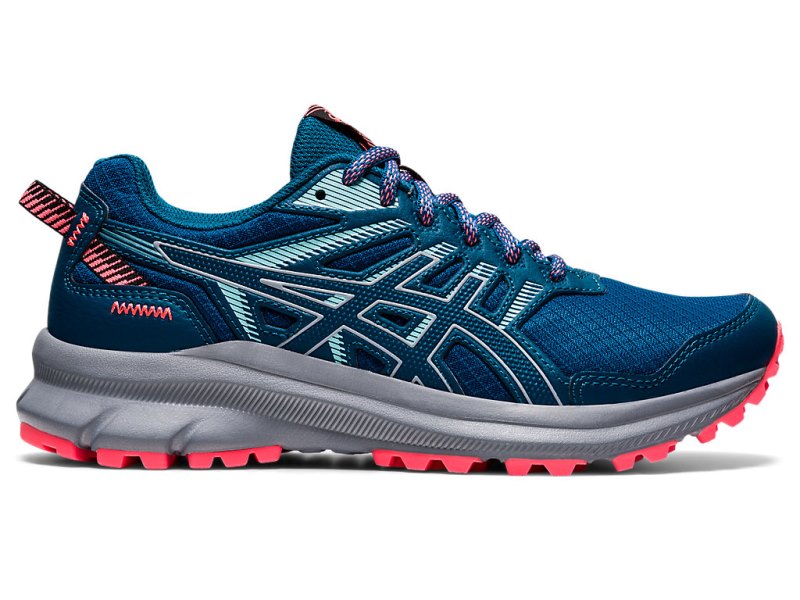 Tenis Para Trail Running Asics Trail Scout 2 Mujer Turquesa Oscuro Grises | MX6871-745