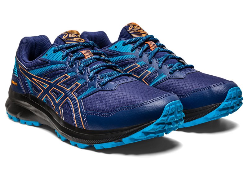 Tenis Para Trail Running Asics Trail Scout 2 Hombre Azules Azules Azules | MX8121-328