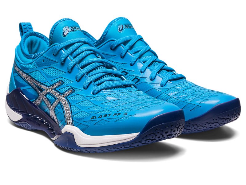 Tenis de Voleibol Asics Blast FF 3 Hombre Azules Azules Azules | MX7661-365