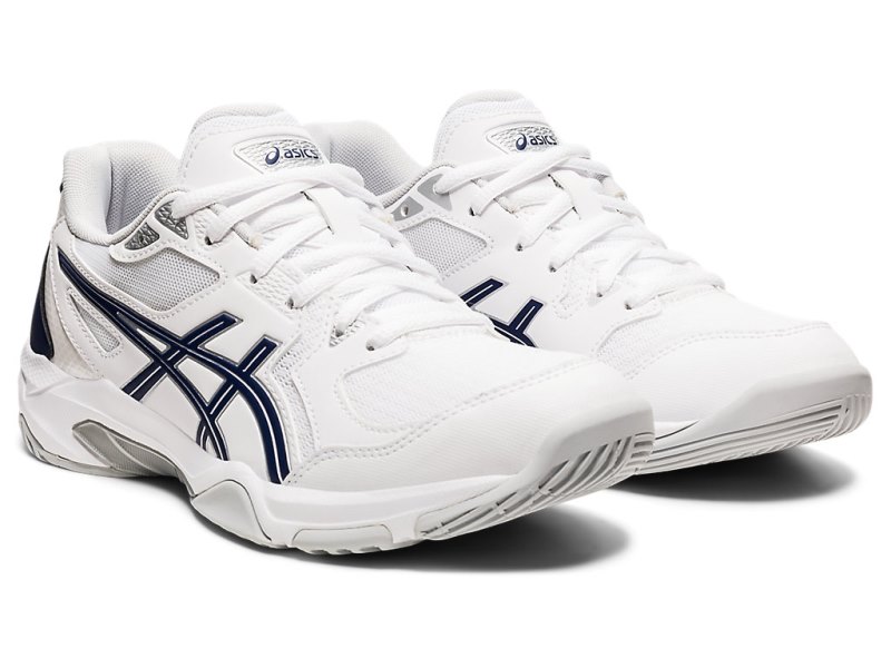 Tenis de Voleibol Asics Gel-rocket 10 Mujer Blancos Azul Marino | MX1190-595