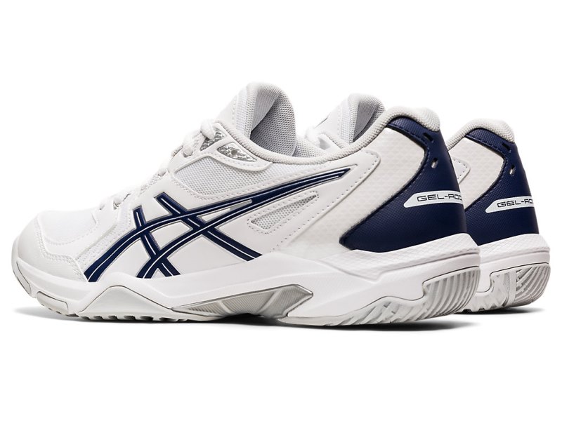 Tenis de Voleibol Asics Gel-rocket 10 Mujer Blancos Azul Marino | MX1190-595