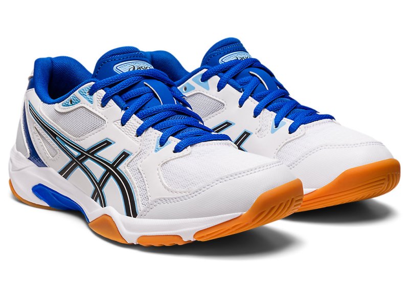 Tenis de Voleibol Asics Gel-rocket 10 Mujer Blancos Azules | MX3512-028