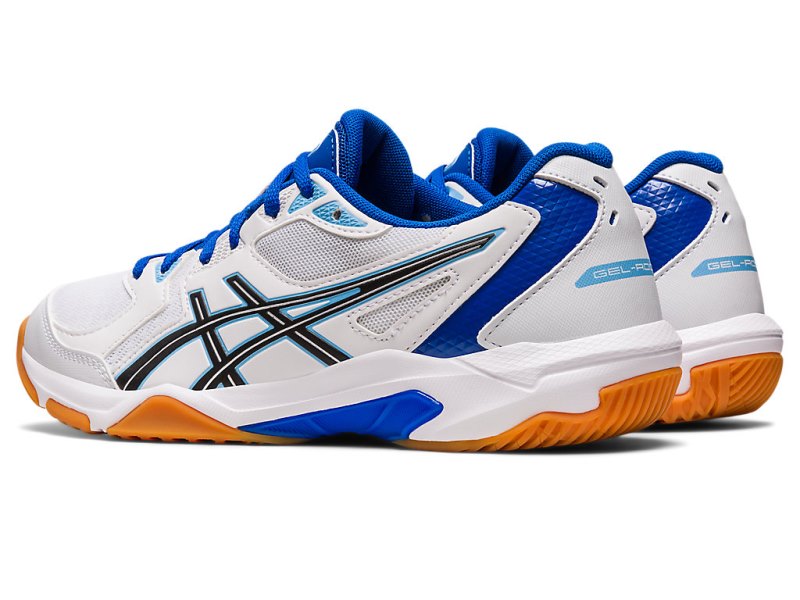 Tenis de Voleibol Asics Gel-rocket 10 Mujer Blancos Azules | MX3512-028