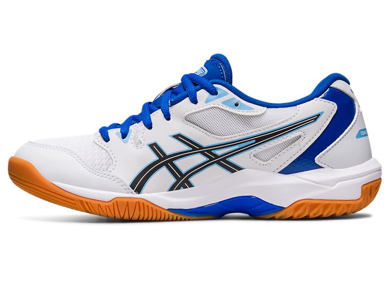 Tenis de Voleibol Asics Gel-rocket 10 Mujer Blancos Azules | MX3512-028