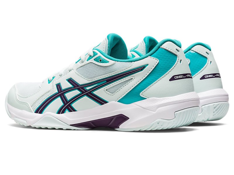 Tenis de Voleibol Asics Gel-rocket 10 Mujer Azules Claro Morados Oscuro | MX5914-670