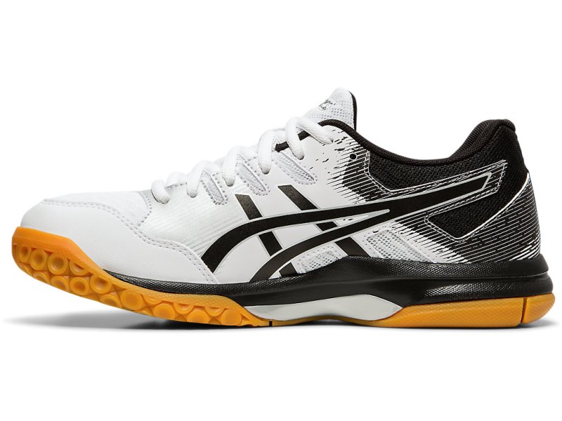 Tenis de Voleibol Asics Gel-rocket 9 Mujer Blancos Negros | MX4527-110