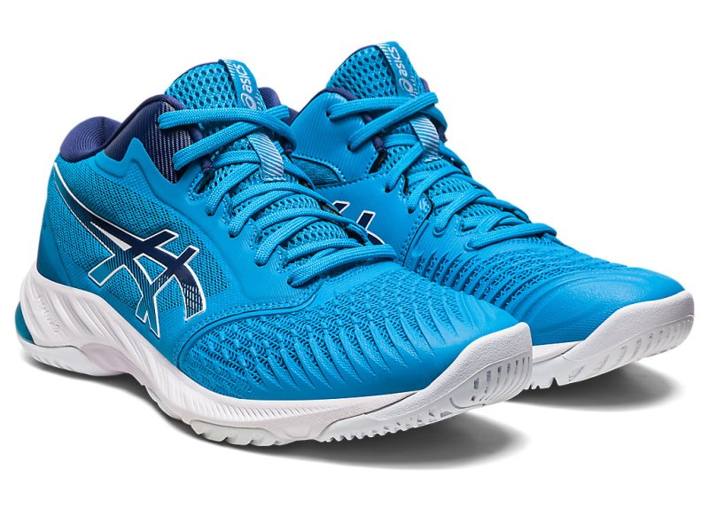 Tenis de Voleibol Asics Netburner Ballistic FF MT 3 Hombre Azules Azules Azules | MX3627-465