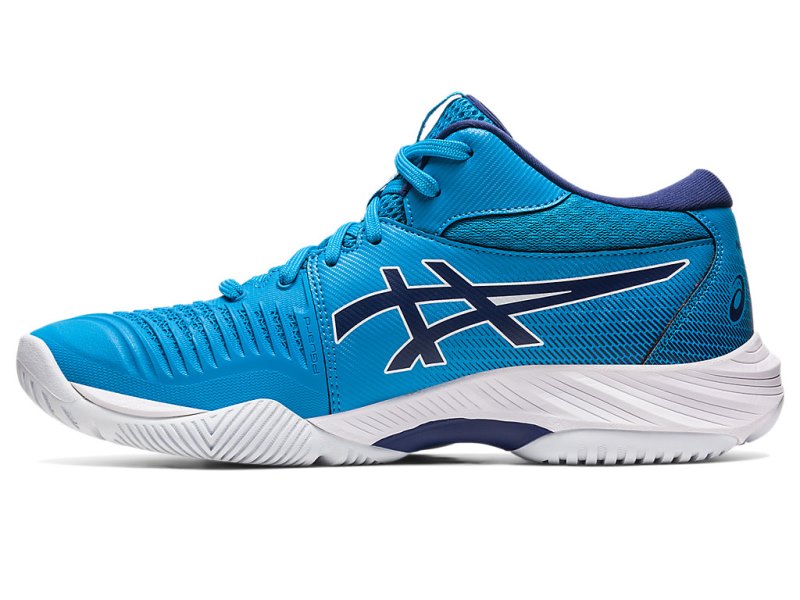 Tenis de Voleibol Asics Netburner Ballistic FF MT 3 Hombre Azules Azules Azules | MX3627-465