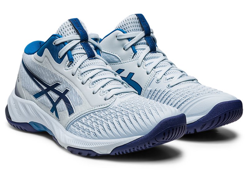 Tenis de Voleibol Asics Netburner Ballistic FF MT 3 Mujer Azules Claro Azules Azules | MX4262-144