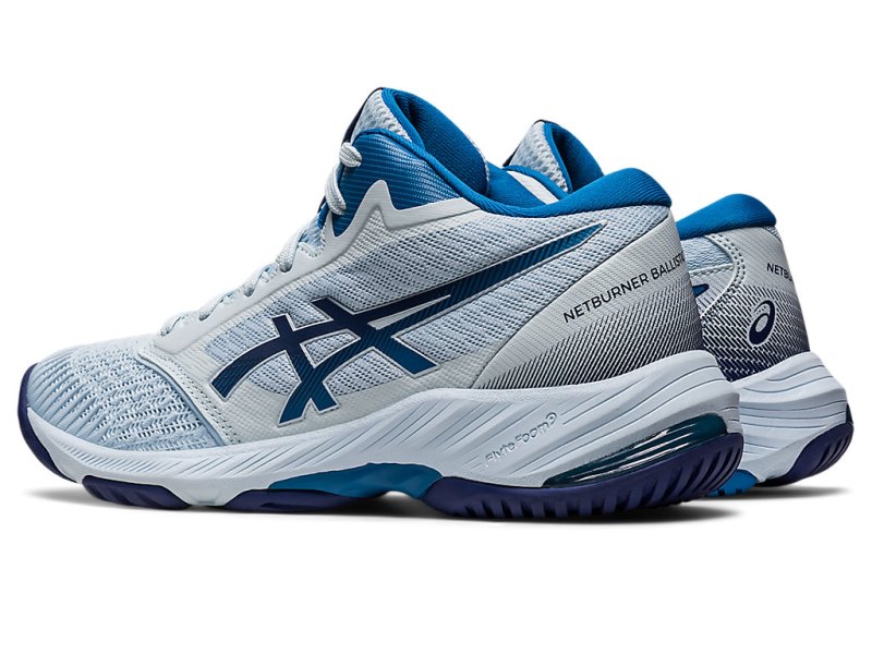 Tenis de Voleibol Asics Netburner Ballistic FF MT 3 Mujer Azules Claro Azules Azules | MX4262-144