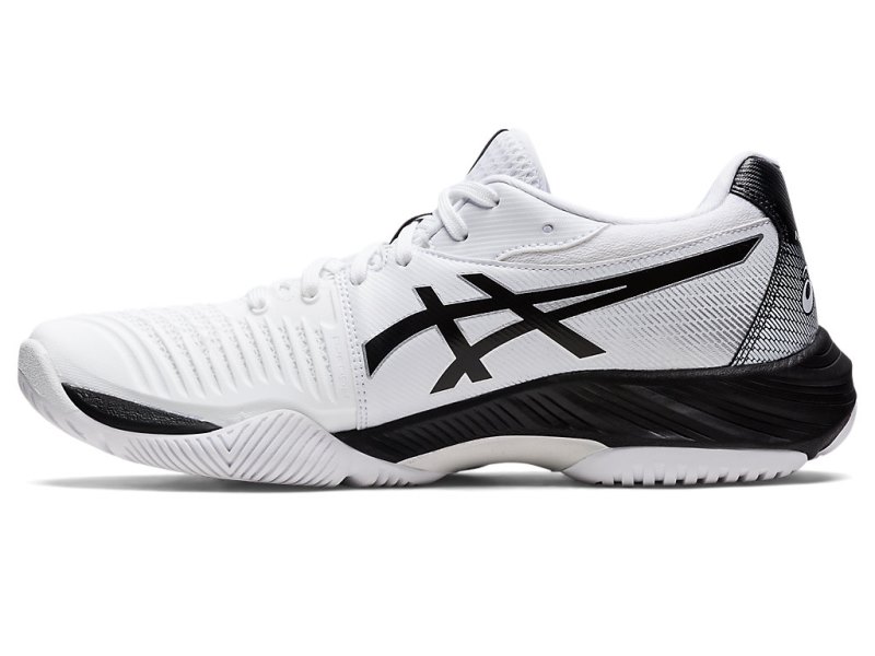 Tenis de Voleibol Asics Netburner Ballistic FF 3 Hombre Blancos Negros | MX4449-637