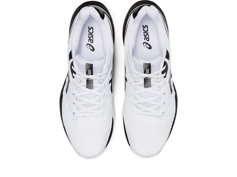 Tenis de Voleibol Asics Netburner Ballistic FF 3 Hombre Blancos Negros | MX4449-637