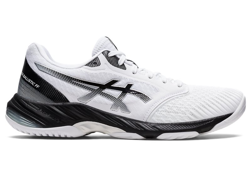 Tenis de Voleibol Asics Netburner Ballistic FF 3 Hombre Blancos Negros | MX4449-637