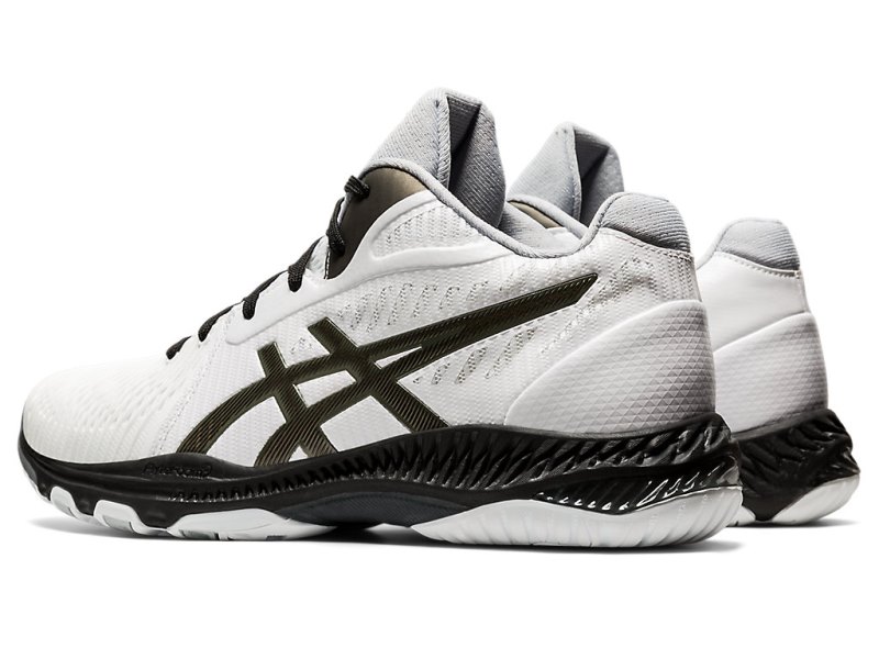 Tenis de Voleibol Asics Netburner Ballistic FF MT 2 Hombre Blancos Negros | MX5678-399